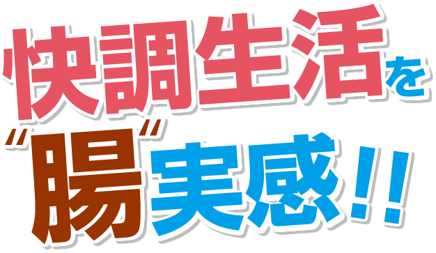 快調生活を"腸"実感!!