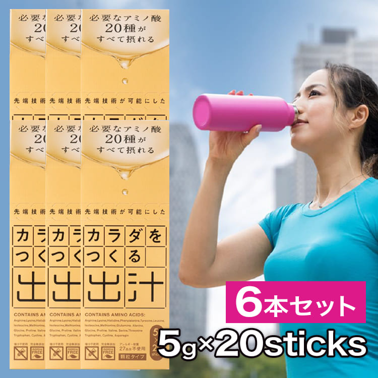 カラダをつくる出汁・1本5g×20スティック入 6本セット画像